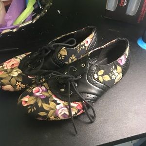 Cute floral shoes
